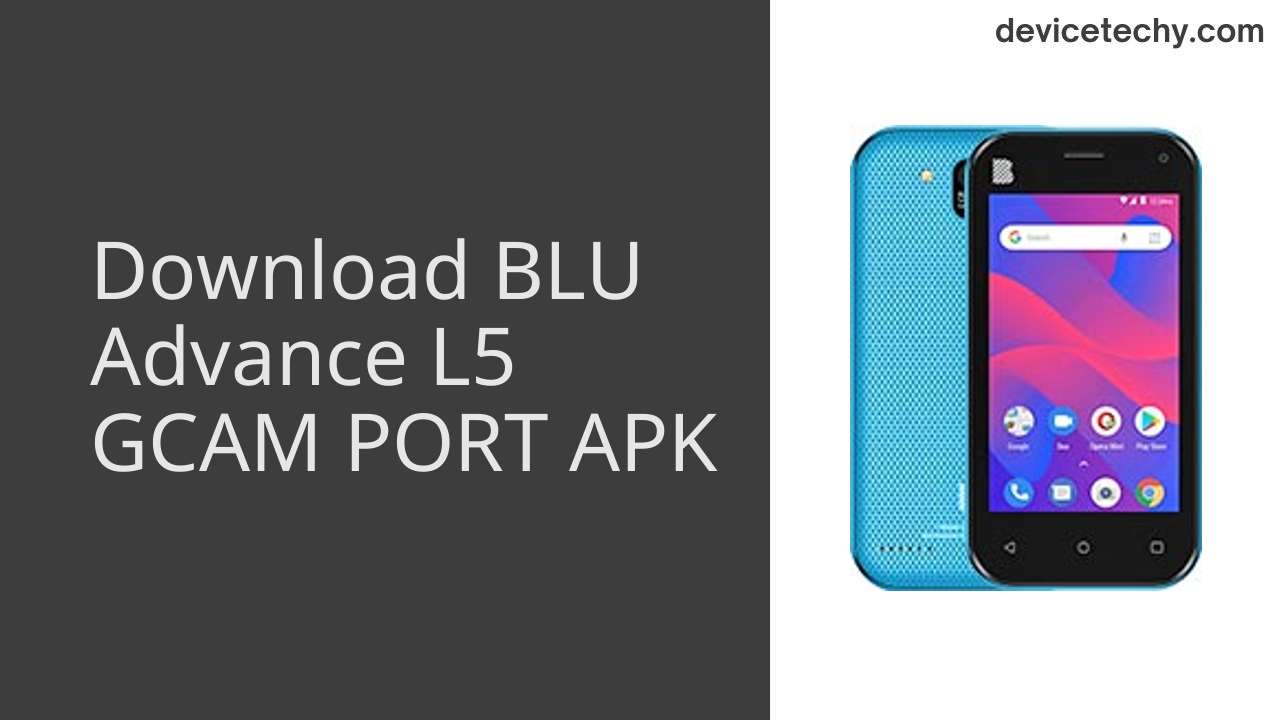 BLU Advance L5 GCAM PORT APK Download