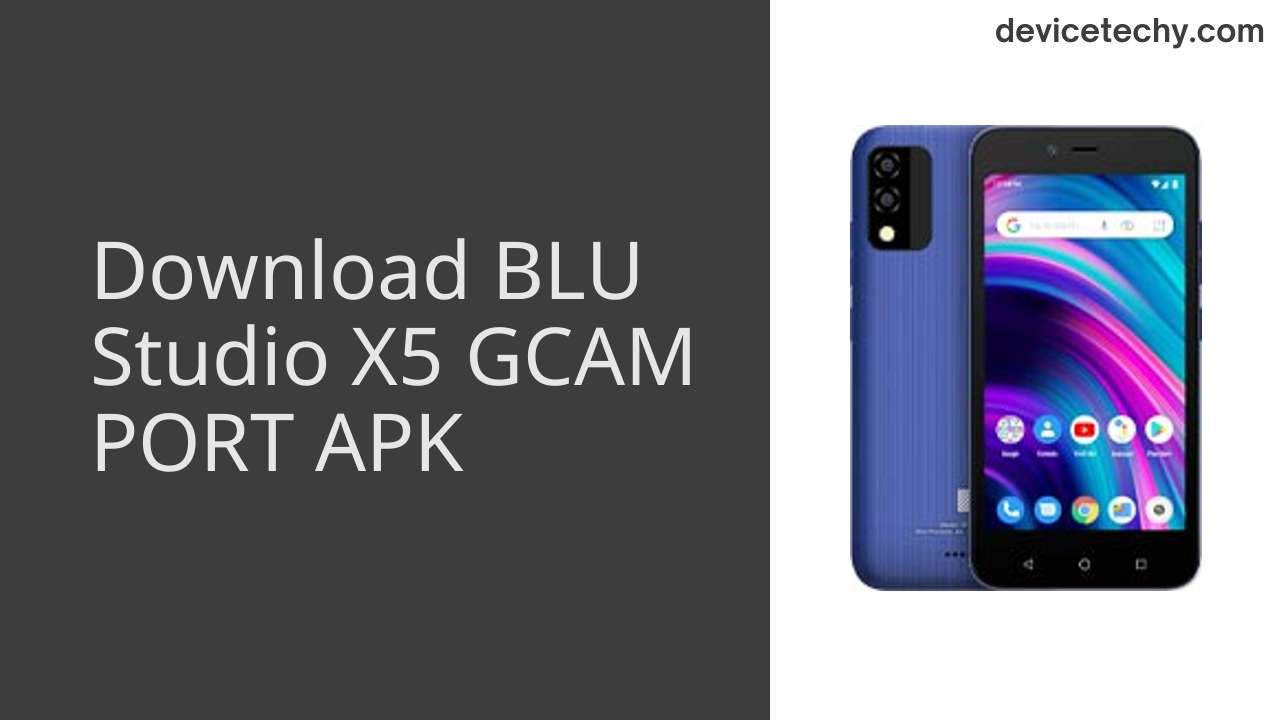 BLU Studio X5 GCAM PORT APK Download