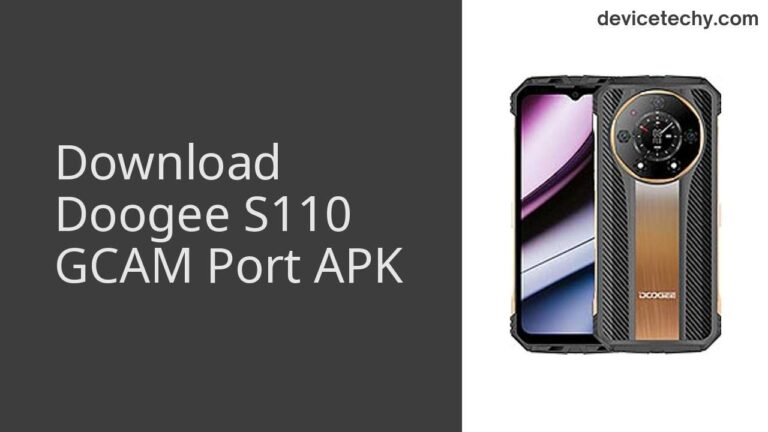 Download Doogee S110 GCAM Port APK