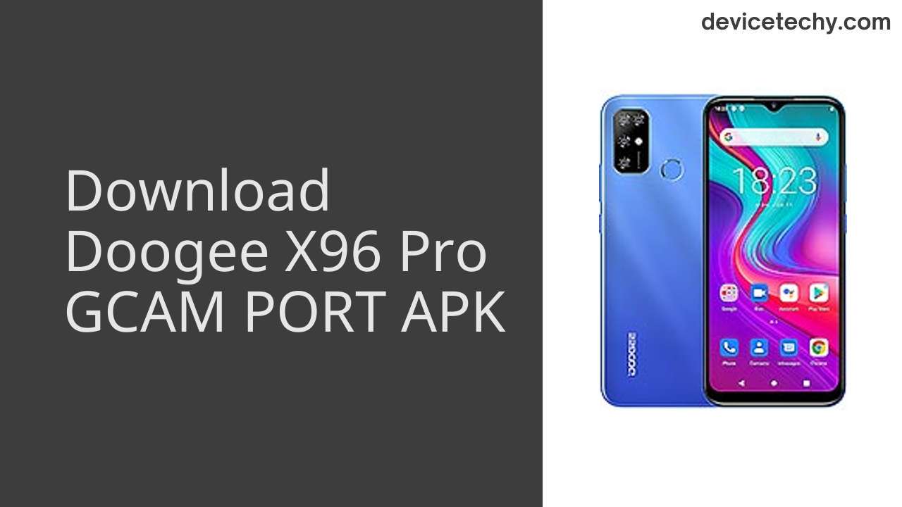 Doogee X96 Pro GCAM PORT APK Download