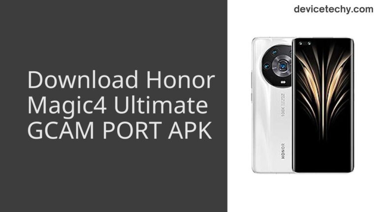 Download Honor Magic4 Ultimate GCAM Port APK