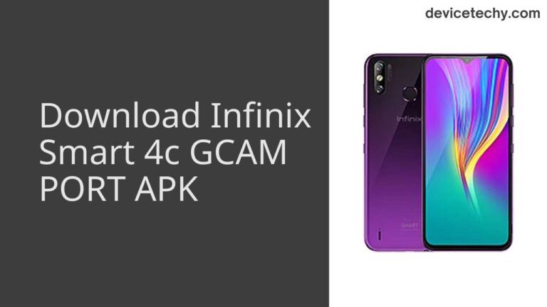 Download Infinix Smart 4c GCAM Port APK