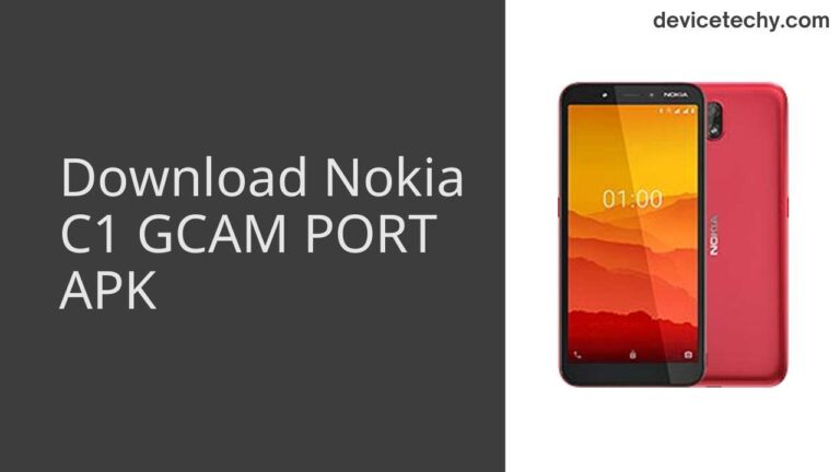 Download Nokia C1 GCAM Port APK