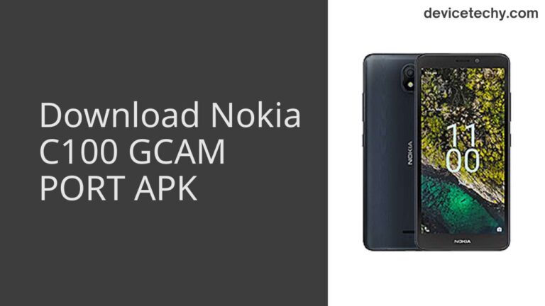 Download Nokia C100 GCAM Port APK