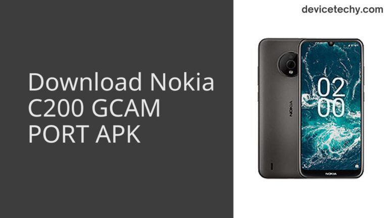 Download Nokia C200 GCAM Port APK