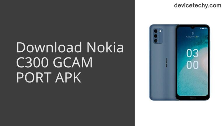 Download Nokia C300 GCAM Port APK