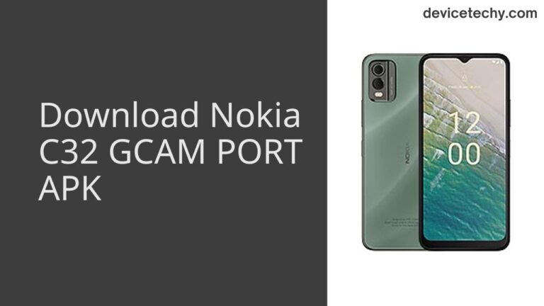 Download Nokia C32 GCAM Port APK