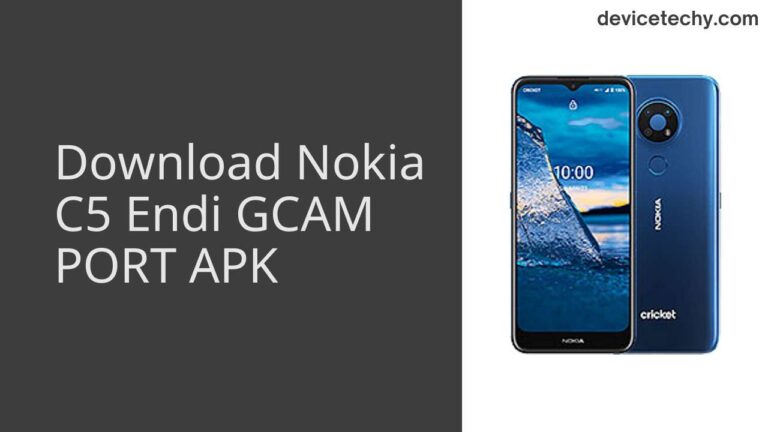 Download Nokia C5 Endi GCAM Port APK