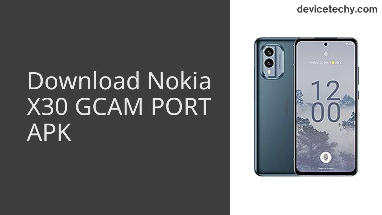 Nokia X30 GCAM PORT APK Download