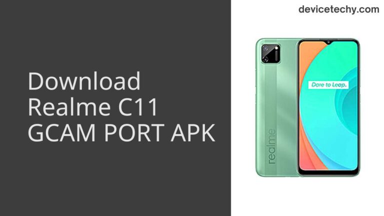 Download Realme C11 GCAM Port APK