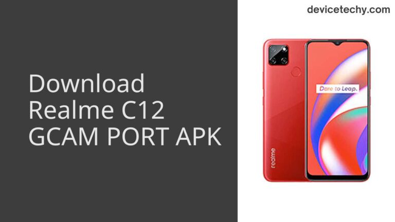 Download Realme C12 GCAM Port APK