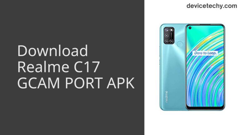 Download Realme C17 GCAM Port APK