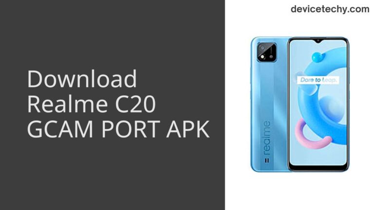 Download Realme C20 GCAM Port APK