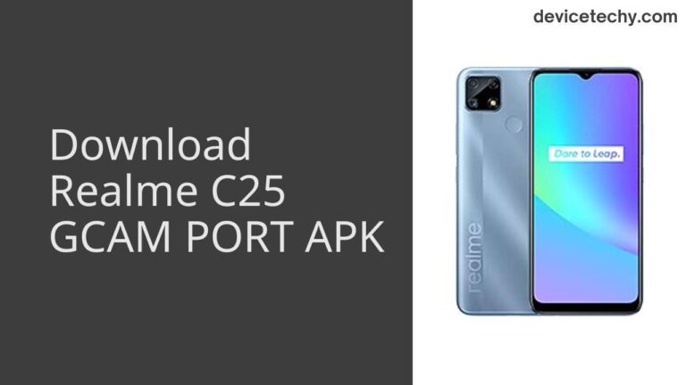 Download Realme C25 GCAM Port APK