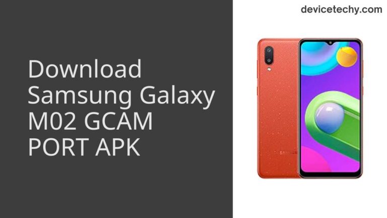 Download Samsung Galaxy M02 GCAM Port APK