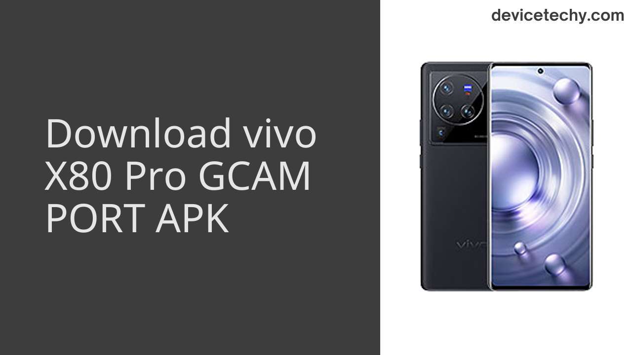vivo X80 Pro GCAM PORT APK Download