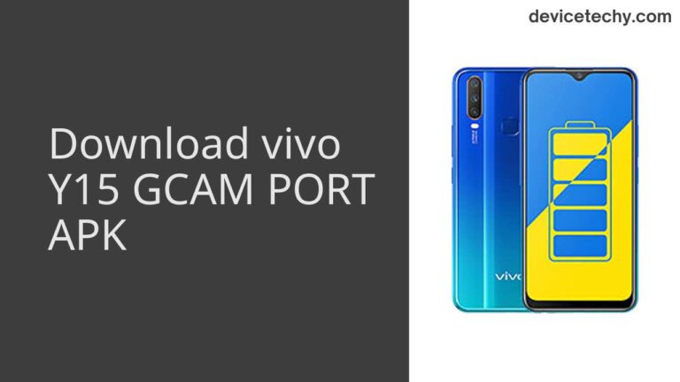 Download vivo Y15 GCAM Port APK