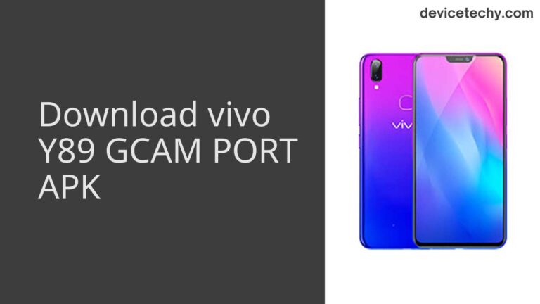 Download vivo Y89 GCAM Port APK