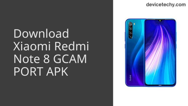 Download Xiaomi Redmi Note 8 GCAM Port APK